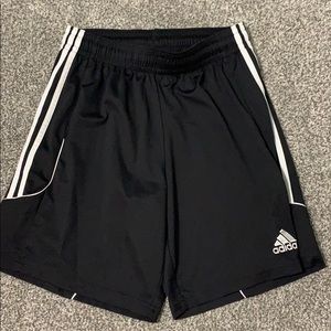 long black and white shorts